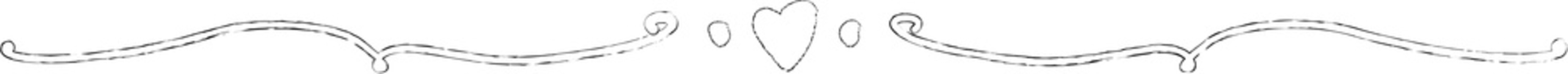 Decorative border brush stroke. Floral and vintage