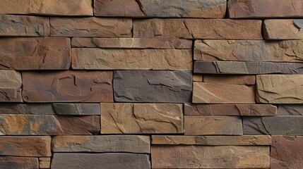 Obraz premium Rustic Stone Wall Texture for Design Projects