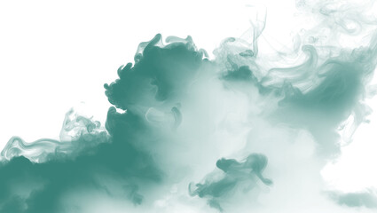 Misty Smoke Cloud Texture on Black Background with a Realistic Exclusive Foggy Steam Effect