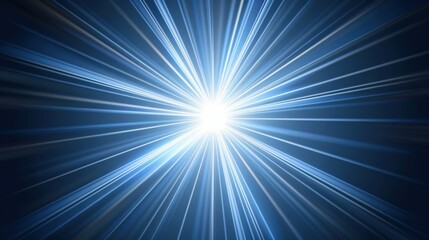 Fototapeta premium Radiant Light Burst with Dynamic Ray Effect