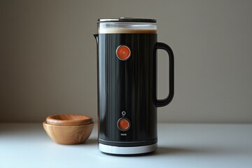 Black Electric Milk Frother