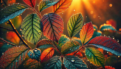 Variety of leaf colors