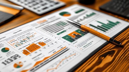 Business Report with Charts and Graphs