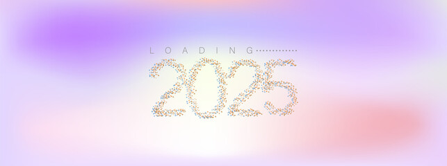 A joyful New Year 2025 image showcasing bright colors and festive symbols, embodying the spirit of celebration