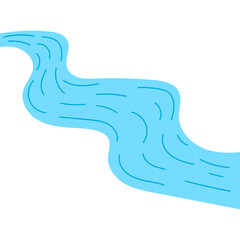 River Flow Vector