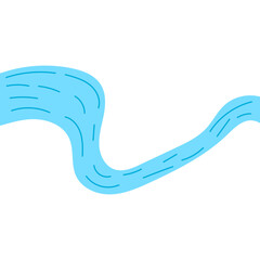 River Flow Vector