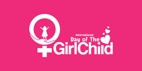 International Day of the Girl Child. child day concept. Children's Day., World Girl Child Day is a global observance that promotes and protects girls' rights. National Girl Child Day