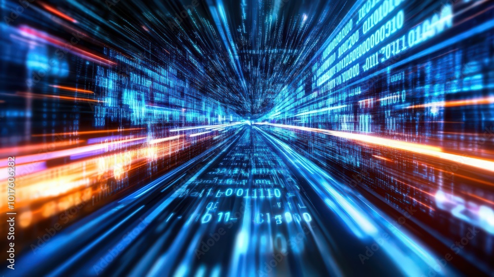 Poster discover how big data transforms digital marketing strategies, leveraging extensive internet network