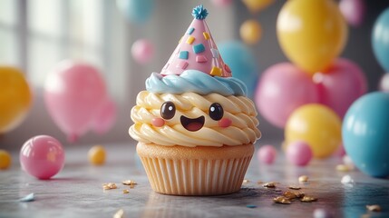 Happy Birthday Cupcake