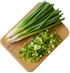 Green Onion Plant illustration -  Spring Onion vegetable isolated on a white background 