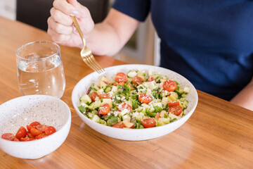 Fruit Salad on a kitchen table