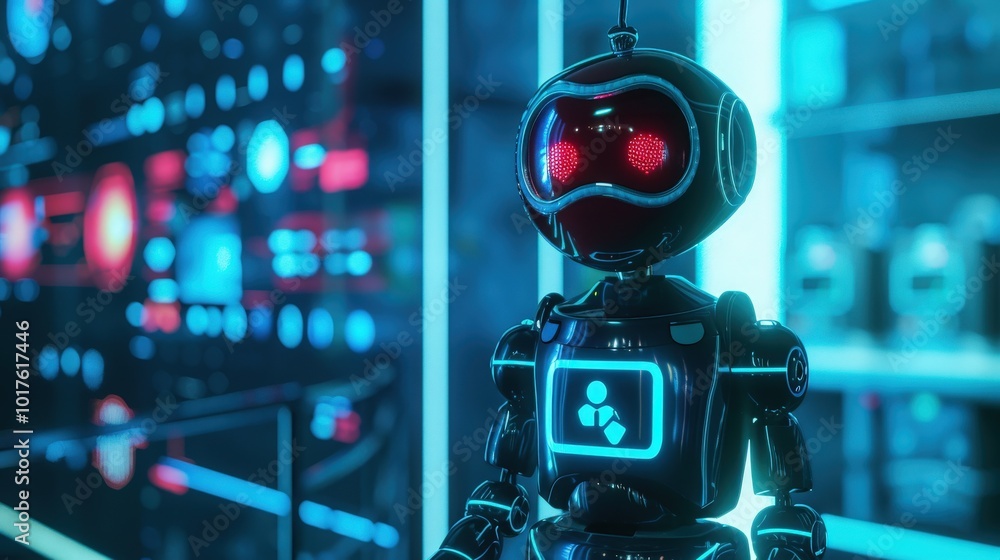 Poster uncover the advancements in robotics, where ai and automation enhance capabilities in manufacturing,