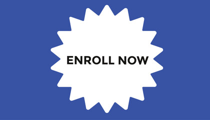 Enroll now banner templates. Vector Illustration 
