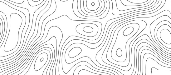 White topology and topography vector design abstract background contour map texture for print works . black curve line background with wave shape vector illustration.