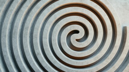 Downward Spiral Financial Crisis Representing Economic Decline and Risk  Abstract swirling curve pattern symbolizing percentage sign trapped in a deep spiraling decline depicting uncertainty dept