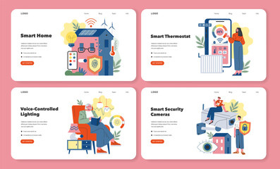 Smart Home. Flat Vector Illustration