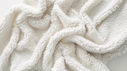 Faux wool made from microfiber polyester offers warmth and softness, ideal for various applications.