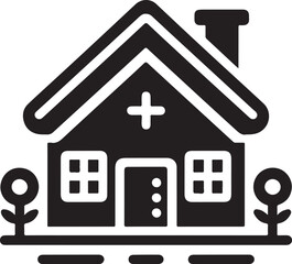 Home icon vector art illustration