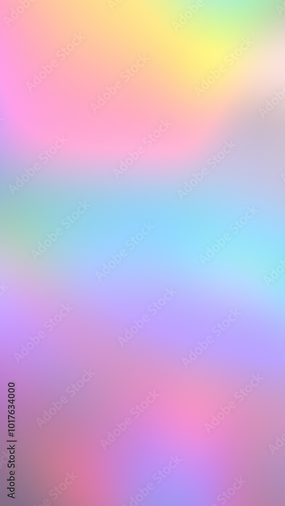 Poster abstract holographic neon foil. colorful abstract vertical background. 3d rendering illustration not