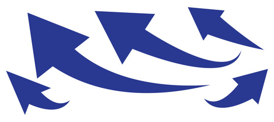 black arrow icon on white background. flat style. arrow icon for your web site design, logo, app, UI. arrow indicated the direction symbol. curved arrow sign