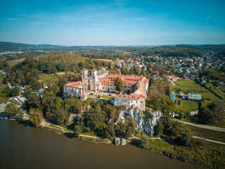 Monastery in Tyniec, in the city of Krakow, Poland.