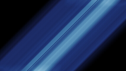 Obraz premium Abstract Blue Gradient Streak Lines on Black Background