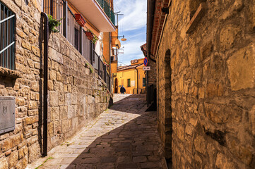 sighteeing during a visit to the village of Castelmezzano, Potenza