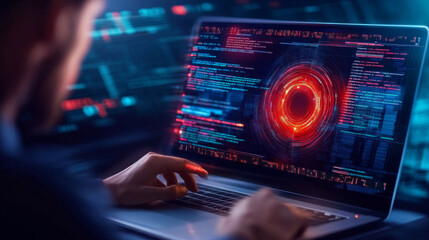 Fototapeta premium A corporate document displaying a comprehensive cybersecurity framework, focusing on both prevention and incident response measures.