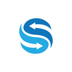 initial s letter logo design vector template, s logo vector for monogram, s icon vector, s symbol for business.
