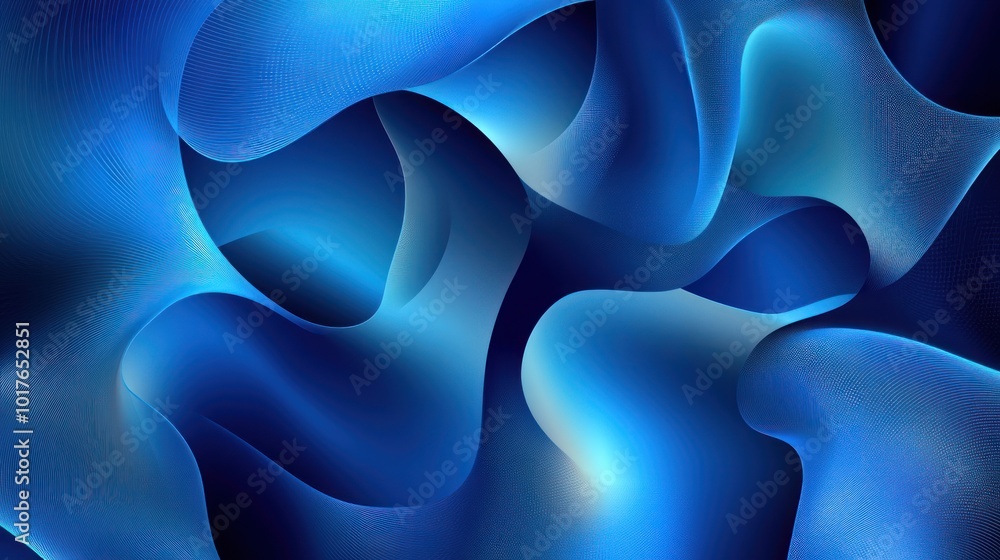 Aufkleber blue abstract backgrounds for websites: versatile blue abstract backgrounds with soft gradients and 