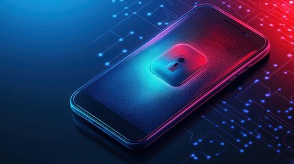 Business security on mobile phones, emphasizing cybersecurity measures, encryption, and secure mobile transactions for business professionals.