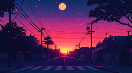 Lo-Fi music picture The background that goes well with the lo-fi music genre Generative AI	