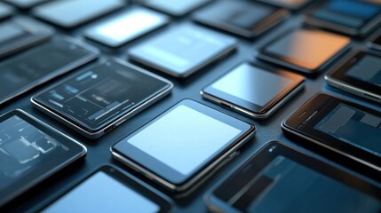 Close-up of business smartphone usage, emphasizing the importance of mobile devices in modern business environments.