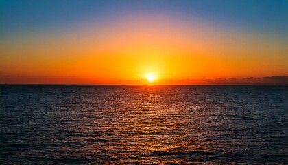 Obraz premium great sunset over the ocean