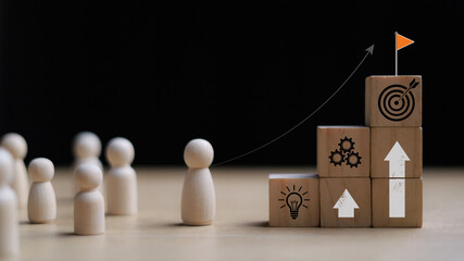 Action plan, Goal and target, success and business target concept, project management, company...