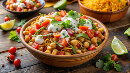 Pakistani food Chana Chaat