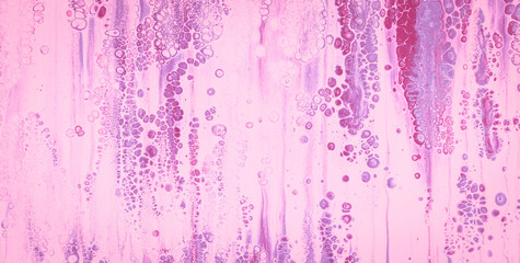 Enigmatic Elegance: Oil-Painted Liquid Art with Vibrant Translucent Colors
