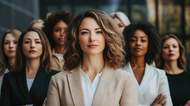 Female business leaders in tech Focuses on niche markets promoting women in leadership, particularly in tech innovation and STEM fields.