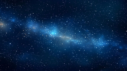 Obraz premium A Digital Illustration of a Night Sky with Stars and Milky Way