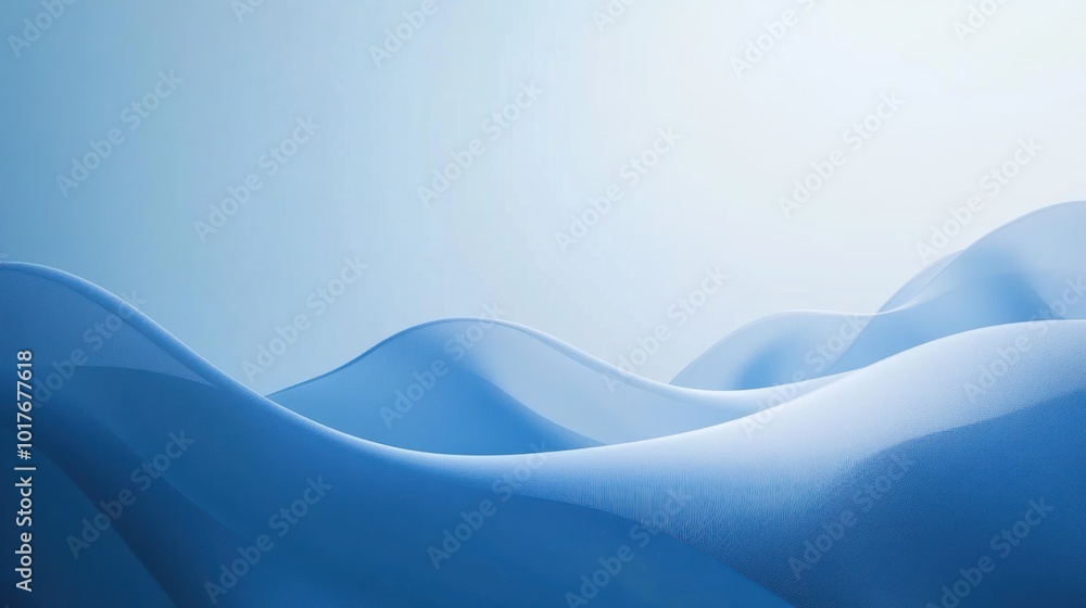 Poster minimalist blue abstract background: simple and sleek blue background with clean lines and soft grad