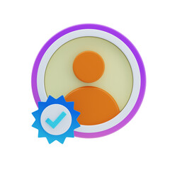 3D Verified Testimonial with User Badge