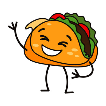 recommend clip art: Taco Illustration Character