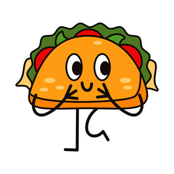 recommend clip art: Taco Illustration Character