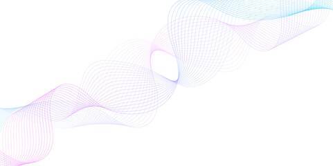 White wave curve lines banner background design. Abstract soft wave lines dynamic flowing Perpall light isolated background. Vector Illustration of the gray pattern of lines. stripes on white.	
