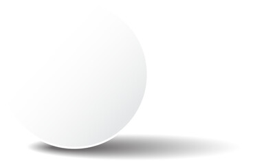 Realistic paper round shadow