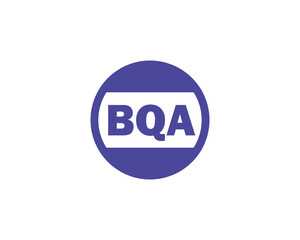 BQA logo design vector template. BQA