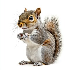 Obraz premium squirrel on isolated white background