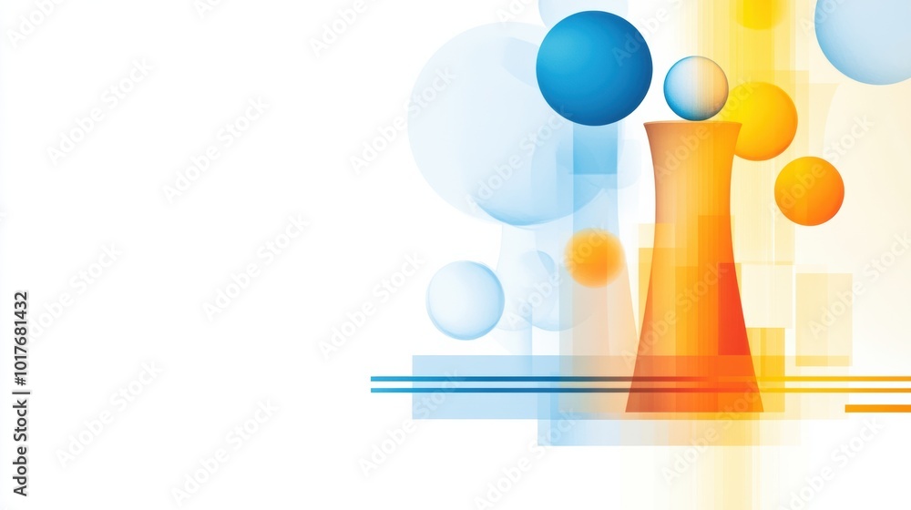 Poster Abstract Colorful Shapes and Patterns Design