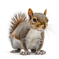Obraz premium squirrel on isolated white background