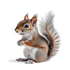 Obraz premium squirrel on isolated white background